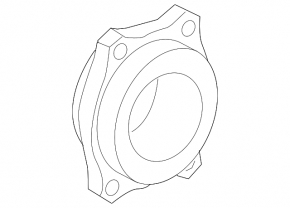 Rear left hub Mercedes W211