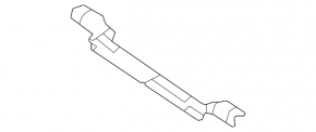 Lower center rear bumper bracket for Mercedes GLC 20-22