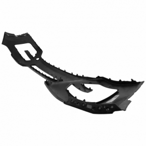 Front bumper upper part Ford Explorer 16-17 rest white, pokes
