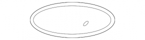 FORD logo emblem tailgate Ford Edge 19-24