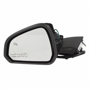 Side mirror left Ford Mustang mk6 15-7 pins, folding, turn signal, heated, red