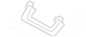 Front left roof handle for Porsche Cayenne 19-26 black