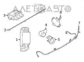 Blind Spot Sensor Left Nissan Rogue 17-20