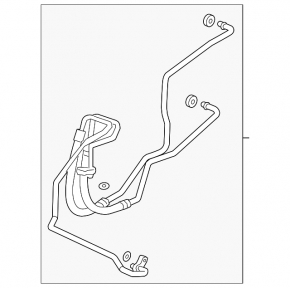 Cooling pipe long automatic transmission Buick Encore 13-19