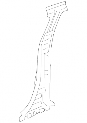 Body pillar central right Chevrolet Bolt EUV 22-23 on the body