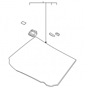Windshield Lexus GS300 GS430 06 for rain sensor
