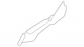 Right hood-fender seal for Nissan Murano z52 15-24