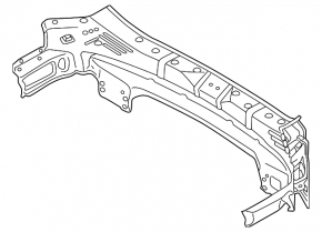 Rear panel Hyundai Santa FE 19-20