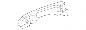 Door handle outer rear left Lexus RX350 RX450h 10-15
