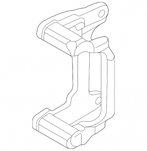 Rear left caliper bracket Audi Q5 80A 18-24