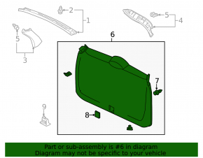 Trunk door trim Honda CRV 12-14 prerest, scratches
