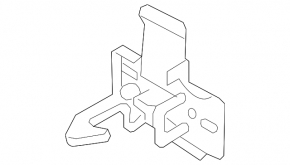 Bonnet hook Porsche Cayenne 958 11-15