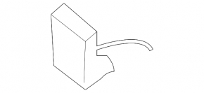 Mercedes W211 E 320 02-05 front bumper towing hook cap