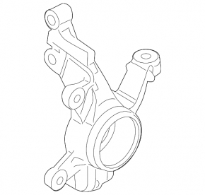Front left axle with hub Ford Fiesta 11-19
