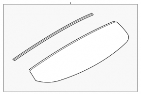 Spoiler tailgate Ford Explorer 11-15 prerest