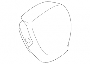 Steering wheel airbag for the driver's side of the Mazda6 2009-2010