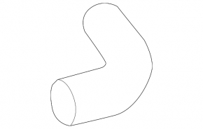 Cooling pipe left Toyota Venza 21- first rubber