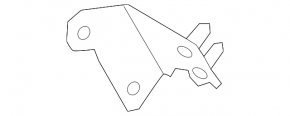 Catalytic converter bracket BMW X1 F48 16-19 B46