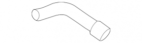 Upper cooling pipe Nissan Versa Note 13-19 complete, without cover