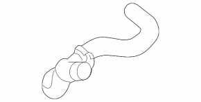 Cooling pipe lower Nissan Pathfinder 13-20 hybrid