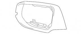 Front left fender for Buick Envision 16-20 steel