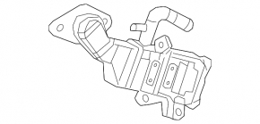 EGR valve cooler Lexus UX200 19-