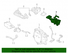EGR valve cooler Lexus UX200 19-