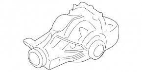 Rear differential gearbox BMW X3 F25 11-17 2.0T, 3.0T