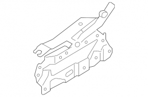 Right hood hinge for BMW 5 F10 11-16