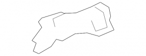 Lower left front panel air duct for Audi E-Tron 19-23