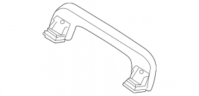 Black rear left ceiling handle for Audi A6 C8 19-25