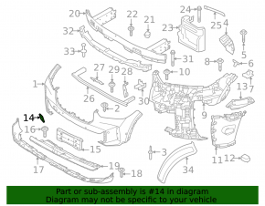 BMW X5 G05 24-26 Front Bumper Tow Hook Cap