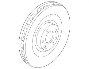 Front left brake disc Hyundai Santa Fe 24-26 325/30mm