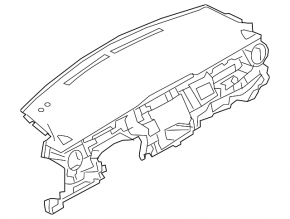 Torpedo front panel without AIRBAG Nissan Kicks 20-24