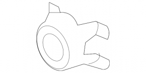 Left fog light plug Honda Civic X FC 16-21 structure