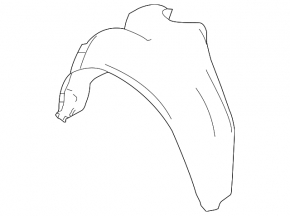Rear right mudguard Nissan Altima 19-24