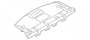 Rear shelf Infiniti Q50 14-20 without spare wheel