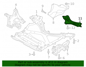 Front subframe bracket Audi Q5 80A 18-24