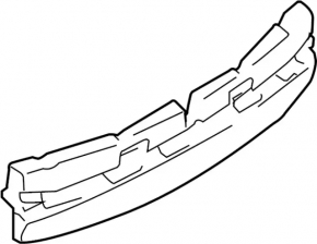 Infiniti FX35 QX70 09-17 Rear Bumper Absorber