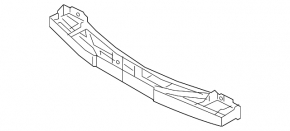 Rear bumper reinforcement Hyundai Elantra AD 17-18 prerest USA
