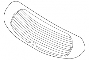 Kia Sportage rear window, trunk door, 17-22 tinted