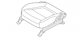 Passenger seat Hyundai Tucson 25-26 black leather