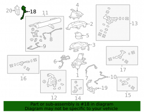 Front left body tilt sensor Lexus RX350 RX450h 10-15