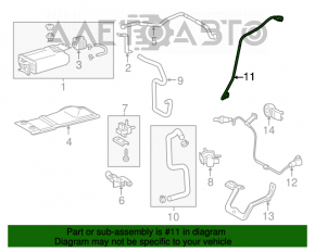 Lambda probe first Toyota Highlander 2014-19 2.7