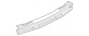 Rear bumper reinforcement for Audi Q5 8R 09-17