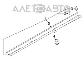 Threshold right Subaru Forester 19- SK structure