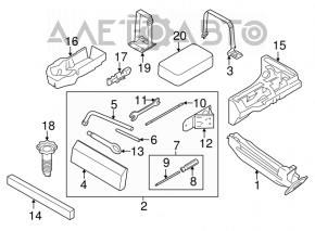 Foam jack for Porsche Macan 15-24
