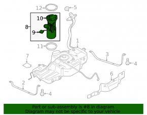 Fuel pump for Porsche Macan 19-26 2.0T, 2.9T, 3.0T
