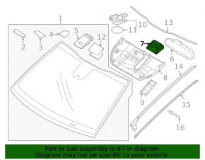 Kia Niro 23 lane keeping camera - windshield