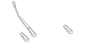 Right windshield wiper arm for Mercedes A-class V177 19-22